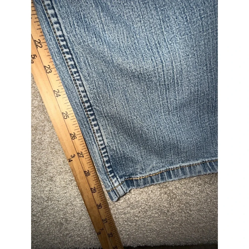 Levi Strauss Signature Jeans Womens 10 Blue All Day Comfort Stretch Straight Leg